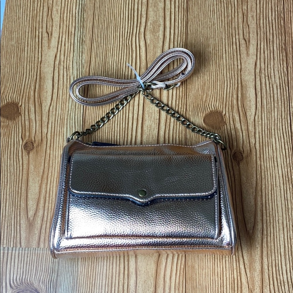 Rose Gold Chain Handbag